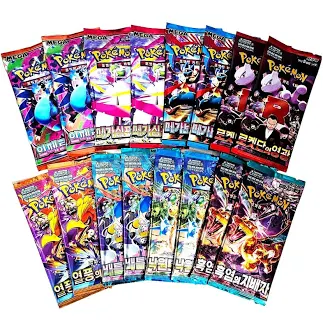 16x Pokemon Booster Pack Lot Sealed Cards Destined Rivals Mega