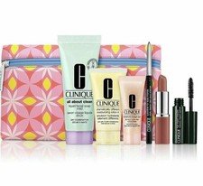 Clinique 7 Pc Skincare Makeup Travel Gift Set New Authentic