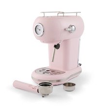 Retro Espresso Coffee Machine – Pink