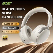 Acr OHR516 Wireless Over-Ear Headphones with ANC Hi-Res Audio Bluetooth Headset
