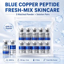 MANSHULIN Blue Copper Peptide Lyophilized Powder Serum Set 5 Pairs Skincare AU