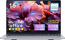 6 inch Laptop with i7-6500U, Laptop Computer 16GB RAM 512GB SSD