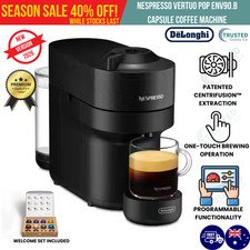 De’Longhi Nespresso Vertuo Pop ENV90.B Capsule Coffee Machine 4 Cup Smart Black