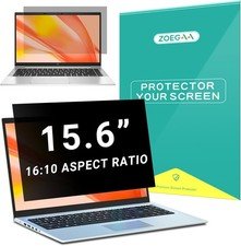 15.6 Inch Laptop Privacy Screen Anti Glare Blue Light Filter Removable 16:10 Len