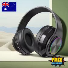 Wireless Headphones Bluetooth Noise Cancelling Stereo Earphones Over Ear Headset