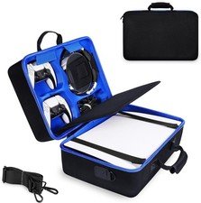 Carrying Case Compatible with PS5, Hard Shell Travel Storage Bag, Organizer P…