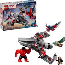 LEGO 76292 Marvel Super Heroes Captain America vs. Red Hulk Battle
