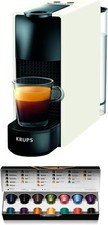 Nespresso Essenza Mini Capsule Coffee Maker, 19-Bar Coffee Machine with 2 Co…