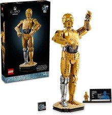 LEGO Star Wars C-3PO Droid Figure Building Set for Adults, Collectible Model Kit