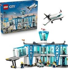 LEGO City Airport with Airplane 60502 Toy Model Airport Building Set