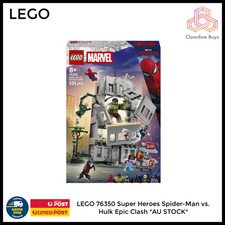 LEGO 76350 Super Heroes Spider-Man vs. Hulk Epic Clash *AU STOCK*