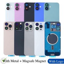 Big Hole Back Glass Cover Replacement For iPhone X XS 11 12 13 14 15 16 Pro Max