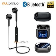 NEW! Wireless Bluetooth Headset Earphones Gift Sport Gym Headphones With Mic
