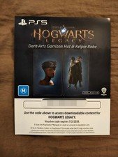 Hogwarts Legacy Dark Arts Garrison Hat & Kelpie Robe DLC Card PlayStation 5 PS5