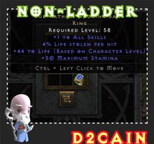 Diablo 2 D2R SC⭐️Non-Ladder⭐️5LL Bul-Kathos Wedding Band Ring⭐️PC/SWITCH/PS