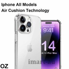 Clear Shockproof Bumper Back Case Cover For iPhone 14 13 12 11 Pro Plus MAX XR