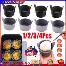 1/2/3/4X Lamapee Air FryAC Egg PoachQS Moulds Silicone Ramekins For all AirFryTO
