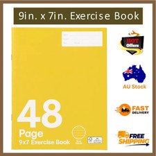 9in. X 7in. Exercise Book – 48 Pages Notebook Ruled School Lined Office Note