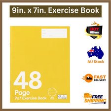 9in. X 7in. Exercise Book – 48 Pages Notebook Ruled School Lined Office Note