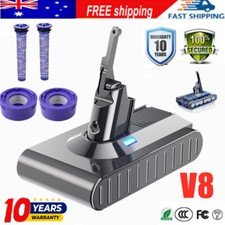 9500mAh Battery For Dyson V8 All Series SV10 Absolute V8 Animal Cordless /Filter