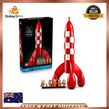 LEGO Ideas Tintin® Moon Rocket 21367 Building Kit for Adults – Collectable Set