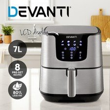 57% off | Devanti Air Fryer 7L LCD Fryers Oil Free Oven Airfryer Kitchen Healthy Cooker