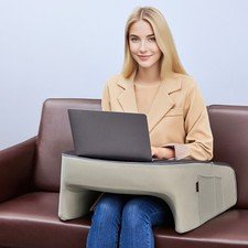 Lap Desk Pillow – Thick Memory Foam Cushion for Couch/Bed Gaming Reading Laptop
