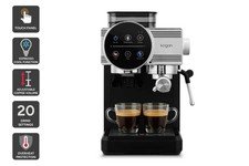 51% off | Kogan Espresso Touch Coffee Machine with Grinder, Stainless steel, Coffee