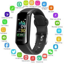 Sports Smart Watch Bracelet Heart Rate Blood Pressure Fitness Tracker