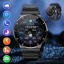Smart Watch for Men Bluetooth Call Fitness Sports Tracker Heart Rate Waterproof