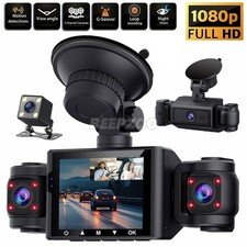 Dash Camera 170° Parking Monitor Front and Rear 4 Lens DVR Recorder Car Dash Cam