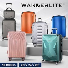 56% off | Wanderlite Luggage Set Suitcase Sets 1/2/3pc Carry On TSA Hard Case Lightweight