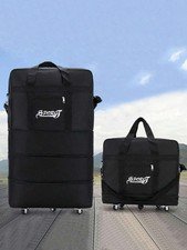 1pc Waterproof Large-Capacity Folding Air Check-In Bag Travel Travel Bag Luggage