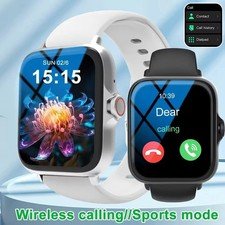 2025 Smart Watch Bluetooth Call, for iPhone Samsung, Sport Fitness Men and Women