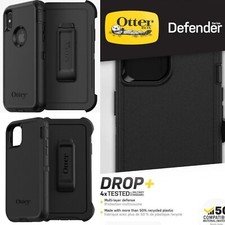 iPhone 6/7/8/S/Plus X/11/12/13/14/15/16e Pro Max Otterbox Case Defender Black