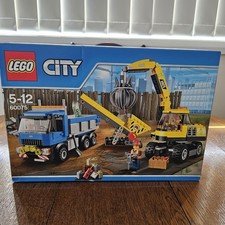 LEGO City 60075 Excavator & Truck Construction Set 311pcs Ages 5-12