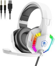 E900 Gaming Headset for PC, PS4, PS5, Xbox, 3.5mm Wired Headphoes with Noise Can