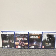 Resident Evil PS5 Game Bundle: RE2 RE3 RE7 RE8 – Factory Sealed