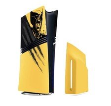 PlayStation 5 Pro Console Cover Wolverine Battle Yellow PS5