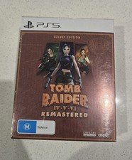 Tomb Raider IV-V-VI Remastered Deluxe Edition PS5 (M) BRAND NEW SEALED