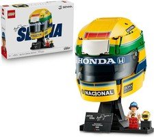 LEGO® Editions Ayrton Senna Helmet 43024 F1® Merch Building Set – Collectable Sp